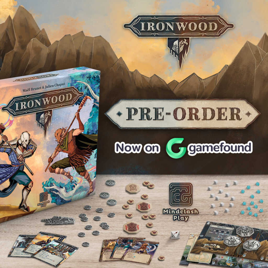Ironwood ist noch auf Gamefound erhältlich!